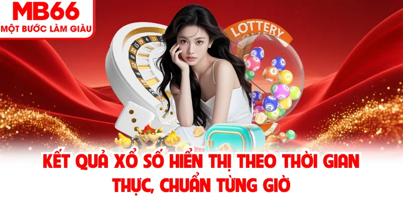 Kết quả xổ số hiển thị theo thời gian thực, chuẩn từng giờ Kết quả xổ số hiển thị theo thời gian thực, chuẩn từng giờ